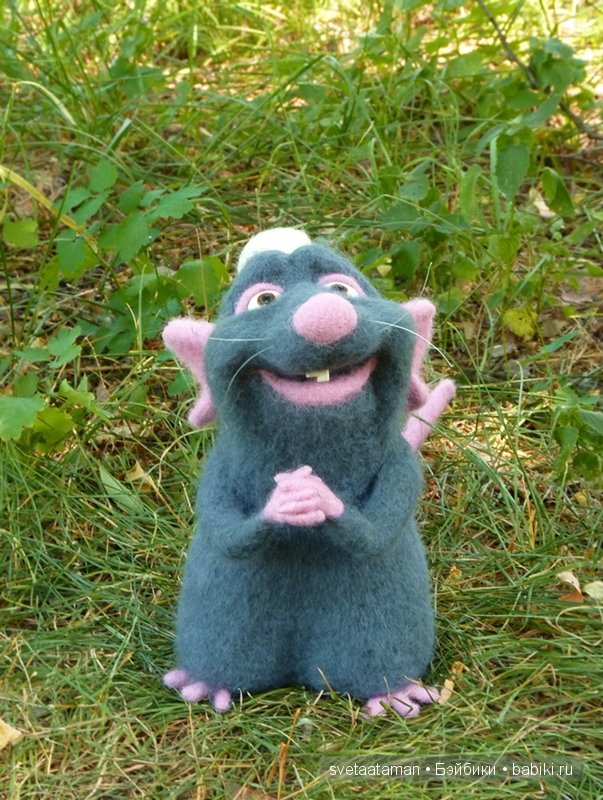 Рататуй и малыш Стёпка. Валяние из шерсти