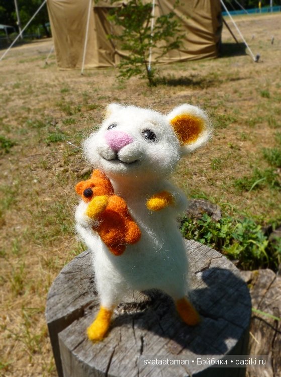 Рататуй и малыш Стёпка. Валяние из шерсти