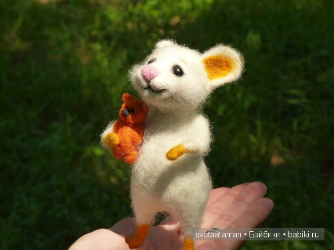 Рататуй и малыш Стёпка. Валяние из шерсти (фото 9)