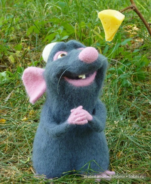 Рататуй и малыш Стёпка. Валяние из шерсти (фото 5)