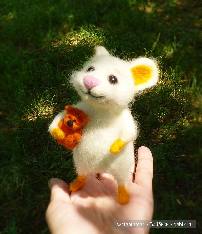 Рататуй и малыш Стёпка. Валяние из шерсти (фото 10)