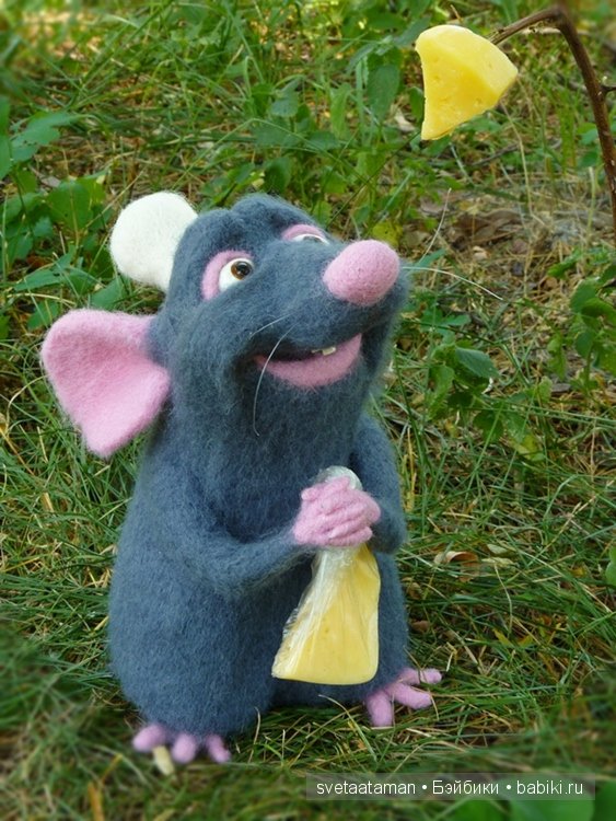 Рататуй и малыш Стёпка. Валяние из шерсти (фото 6)
