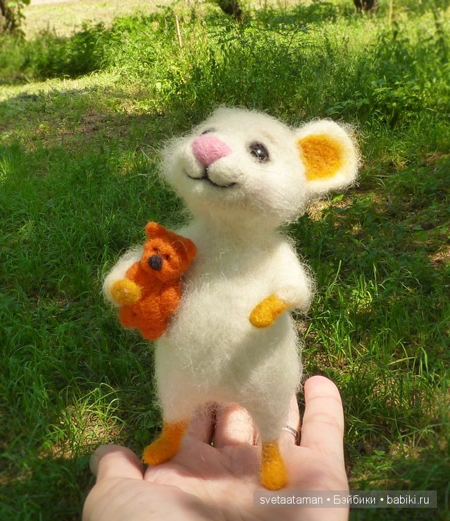 Рататуй и малыш Стёпка. Валяние из шерсти