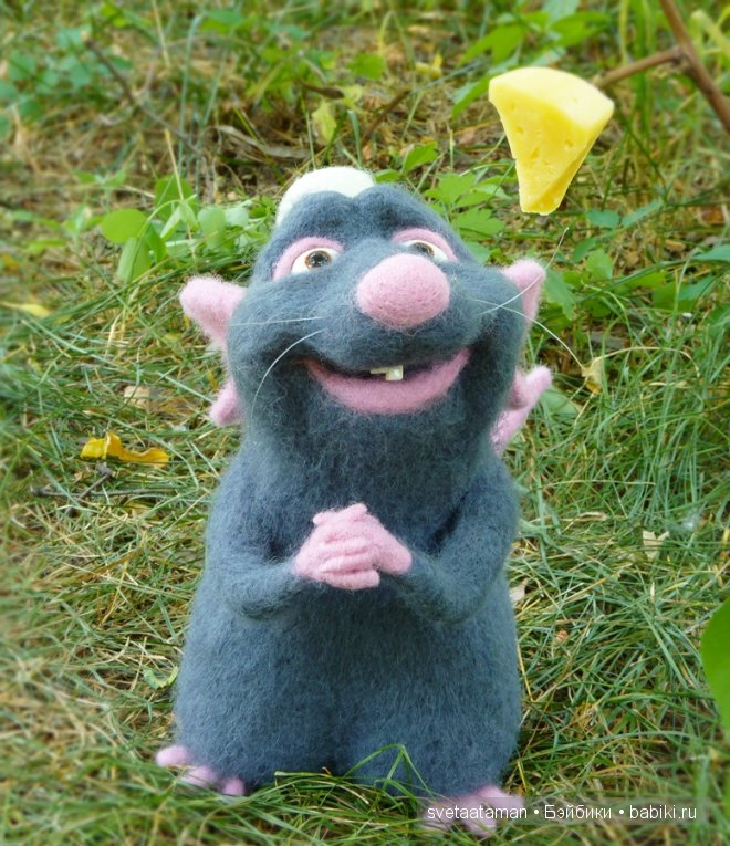 Рататуй и малыш Стёпка. Валяние из шерсти (фото 4)