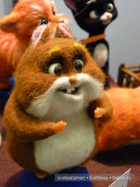 Мои работы на "Модной кукле". Игрушки валянием из шерсти | Бэйбики Мои работы на "Модной кукле". Игрушки валянием из шерсти (фото 8)