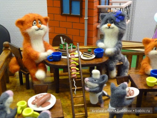 Мои работы на "Модной кукле". Игрушки валянием из шерсти