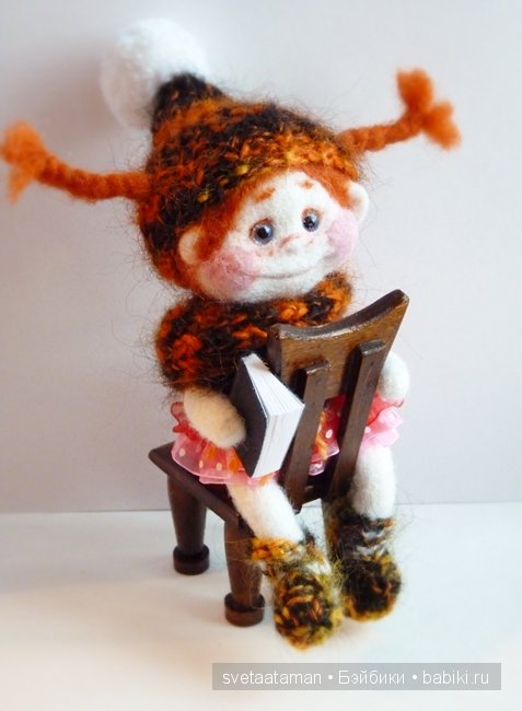 Девчонки. Вялянные из шерсти игрушки своими руками (фото 4)