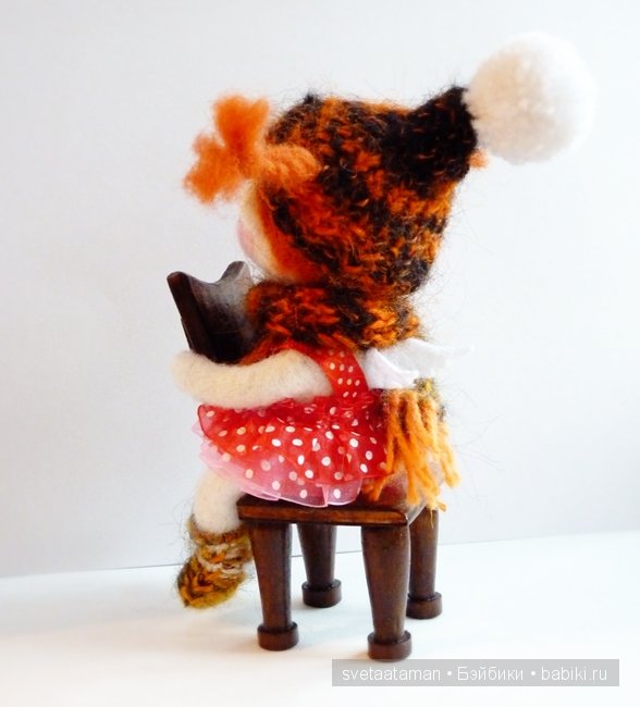 Девчонки. Вялянные из шерсти игрушки своими руками (фото 6)