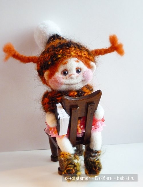 Девчонки. Вялянные из шерсти игрушки своими руками (фото 2)