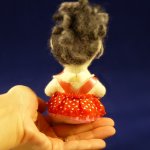 Девчонки, мои девчонки - куклы из шерсти