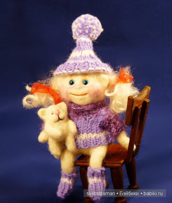 Авторская игрушка - Малышка (фото 3)