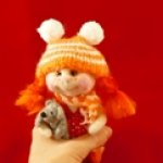 Непоседа в шапочке. Валяние куклы из войлока