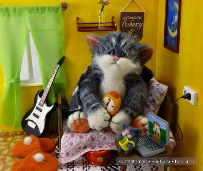 Понедельник, 6 утра. Валяние игрушек из шерсти