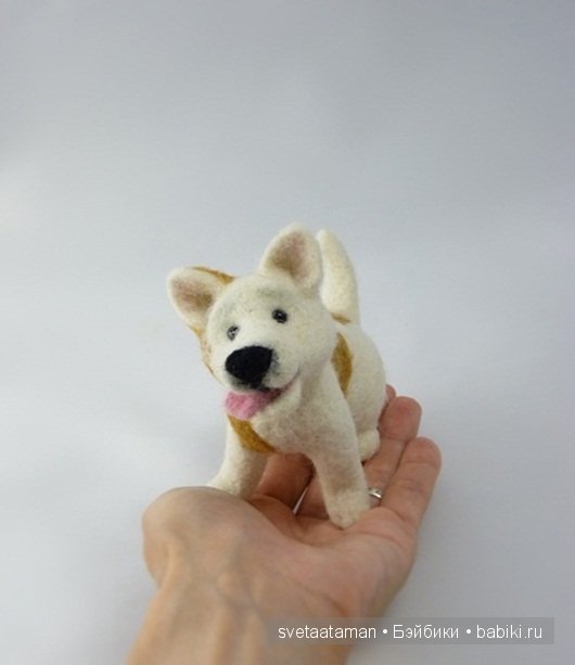 Кукла из шерсти для валяния. Рыжий, рыжий ангелочек