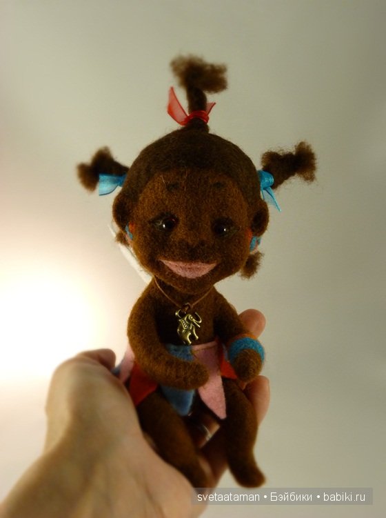 Кукла из шерсти для валяния - А мне летать охота