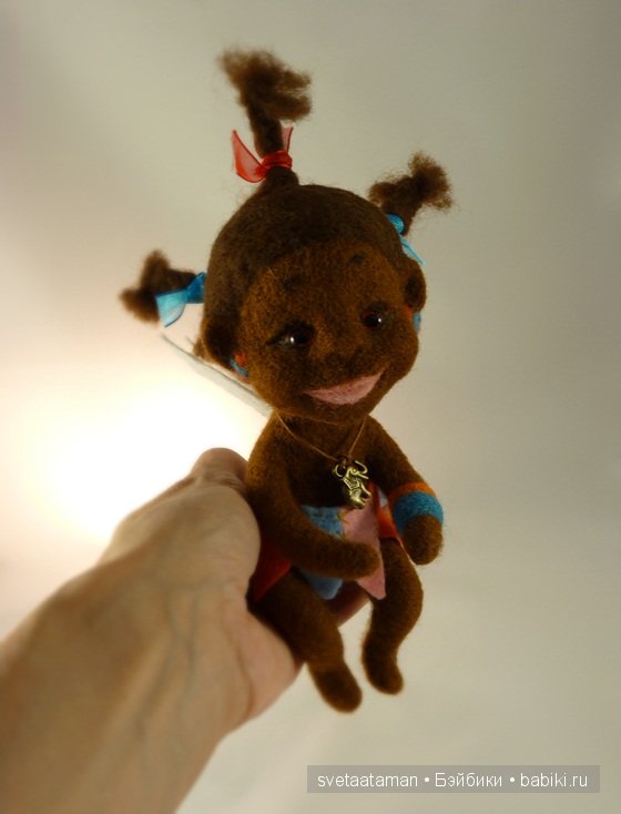 Кукла из шерсти для валяния - А мне летать охота