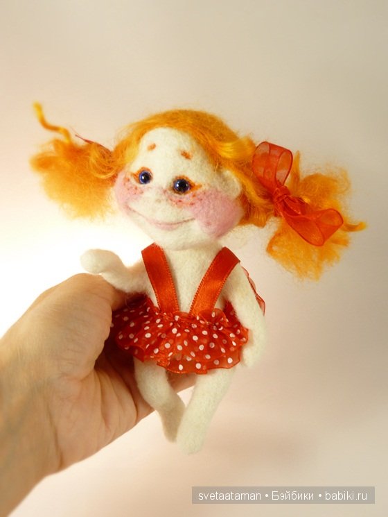 Кукла из шерсти для валяния - А мне летать охота (фото 3)