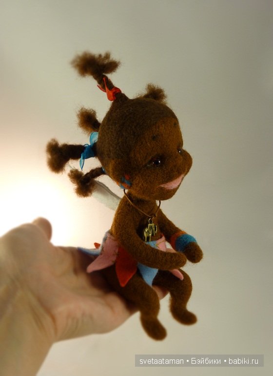 Кукла из шерсти для валяния - А мне летать охота