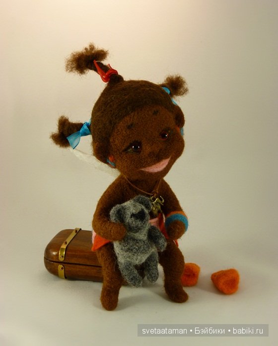 Кукла из шерсти для валяния - А мне летать охота (фото 9)