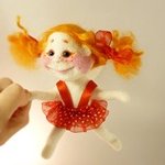 Кукла из шерсти для валяния - А мне летать охота