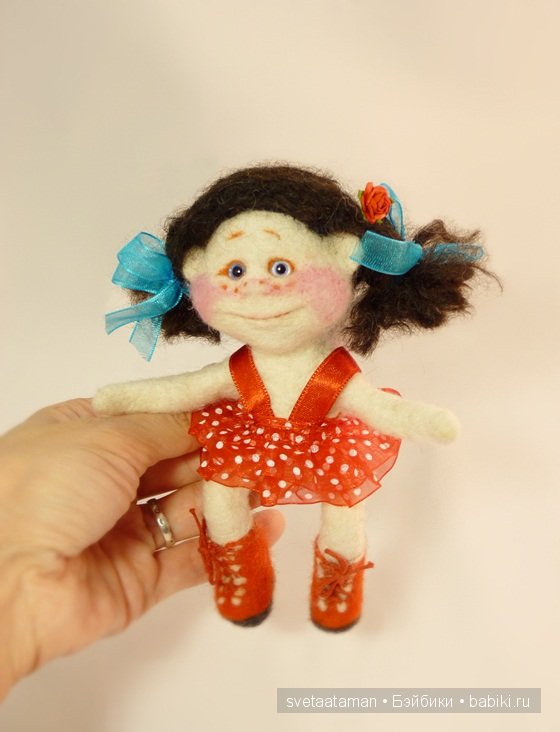 Ангелочки... Куклы из шерсти для валяния Светланы Атаманской (фото 8)