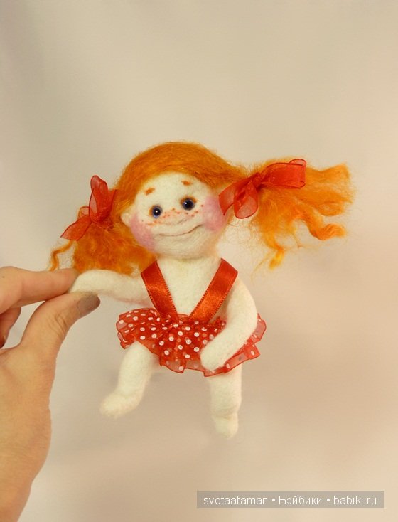 Ангелочки... Куклы из шерсти для валяния Светланы Атаманской