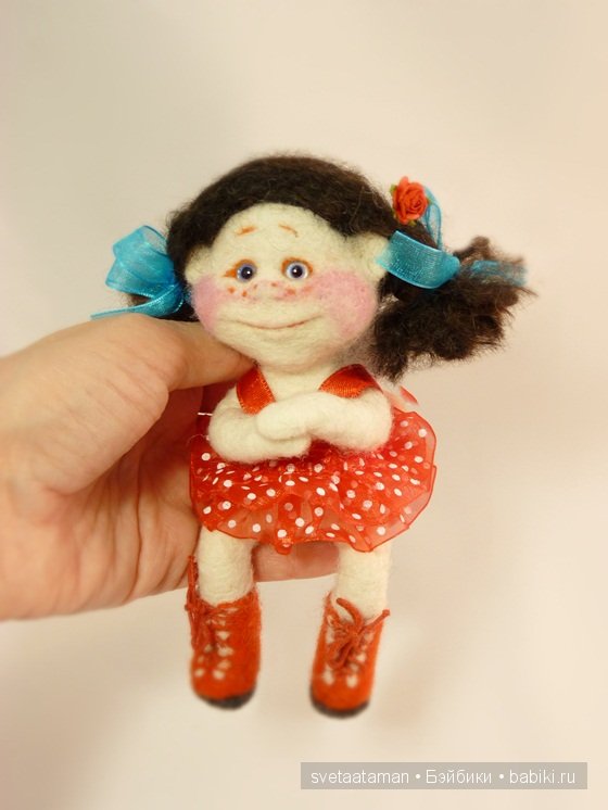Ангелочки... Куклы из шерсти для валяния Светланы Атаманской (фото 9)
