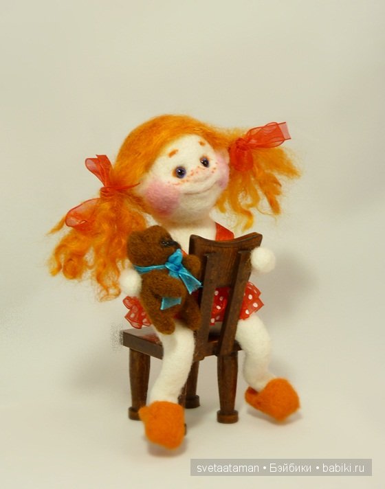Ангелочки... Куклы из шерсти для валяния Светланы Атаманской (фото 3)