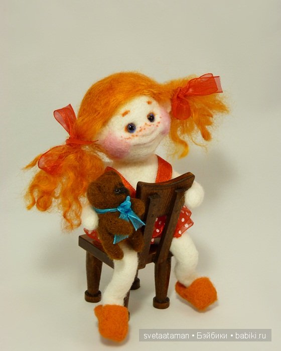 Ангелочки... Куклы из шерсти для валяния Светланы Атаманской (фото 2)