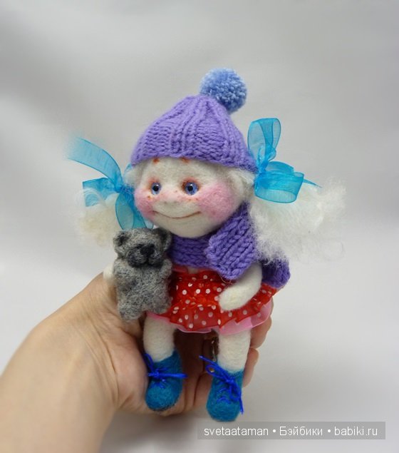 Ангелочки - куклы из шерсти для валяния