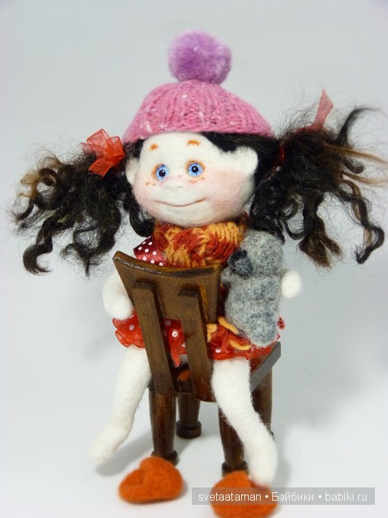 Ангелочки - куклы из шерсти для валяния (фото 7)