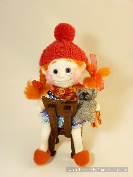 Ангелочки - куклы из шерсти для валяния