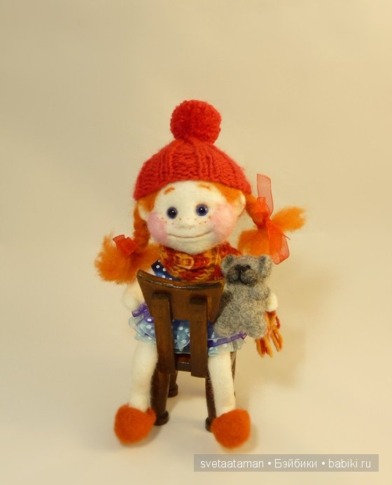 Ангелочки - куклы из шерсти для валяния (фото 2)