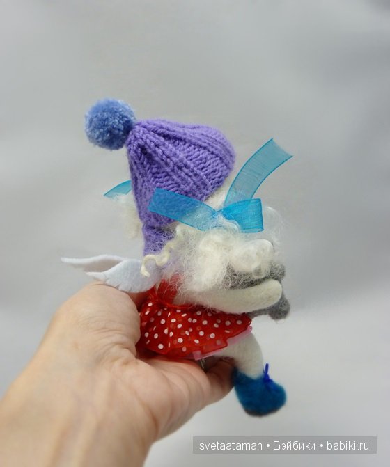 Ангелочки - куклы из шерсти для валяния