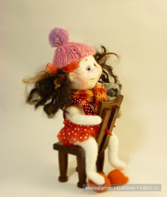 Ангелочки - куклы из шерсти для валяния (фото 6)
