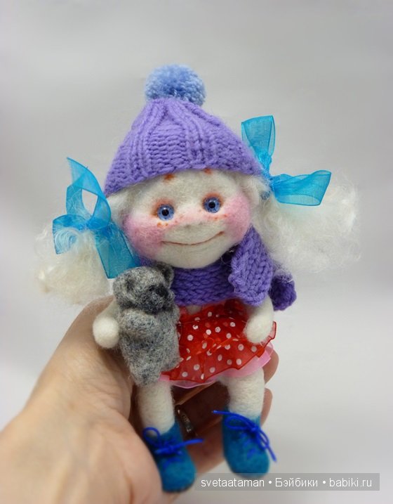 Ангелочки - куклы из шерсти для валяния