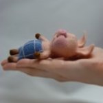 Пятачок и не только. Игрушки валянием ручной работы