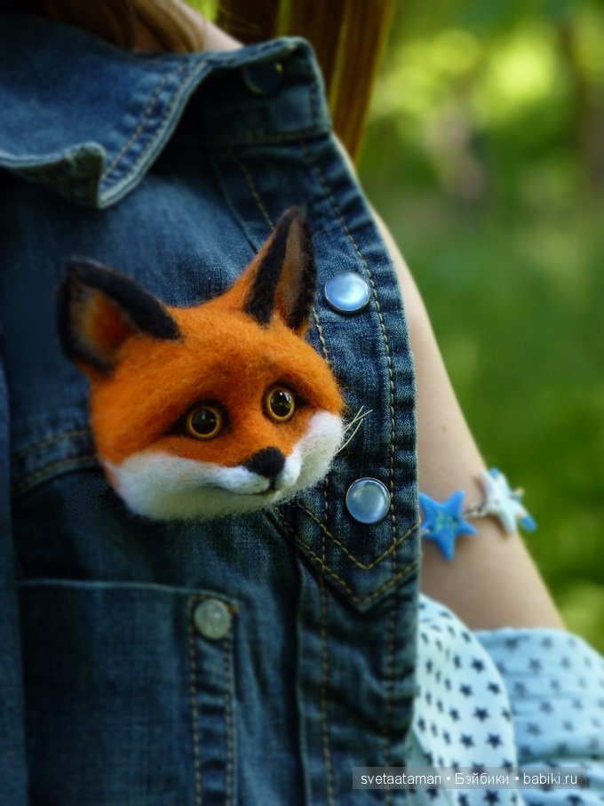 Рыженькая клоунесса, валяние куклы из шерсти