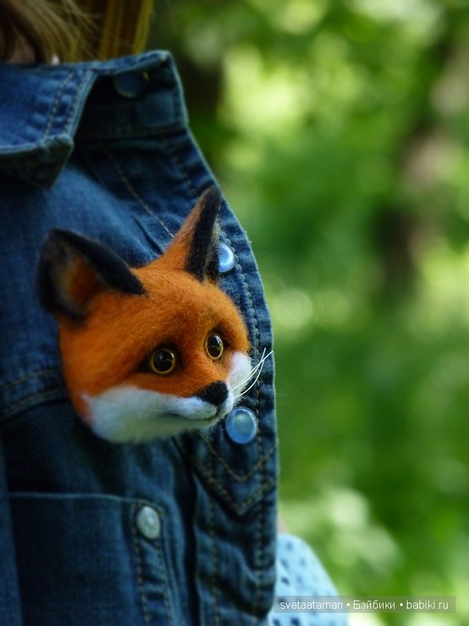 Рыженькая клоунесса, валяние куклы из шерсти