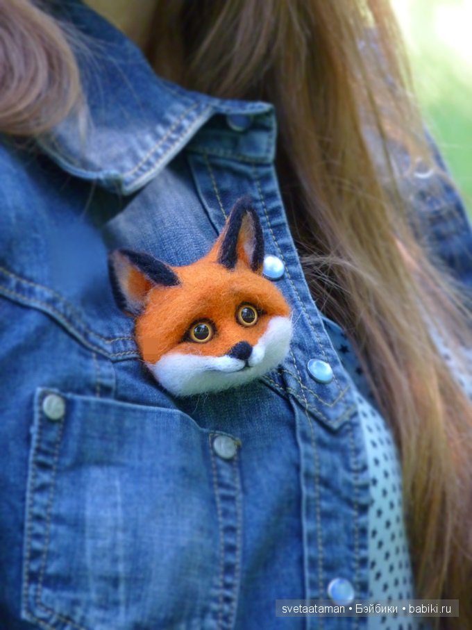 Рыженькая клоунесса, валяние куклы из шерсти