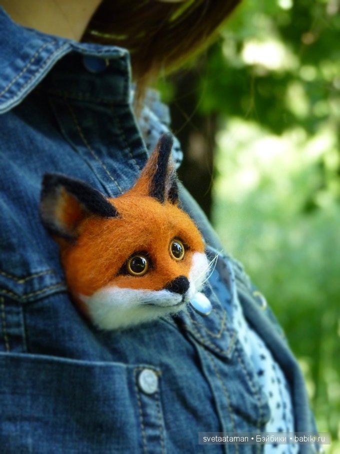 Рыженькая клоунесса, валяние куклы из шерсти