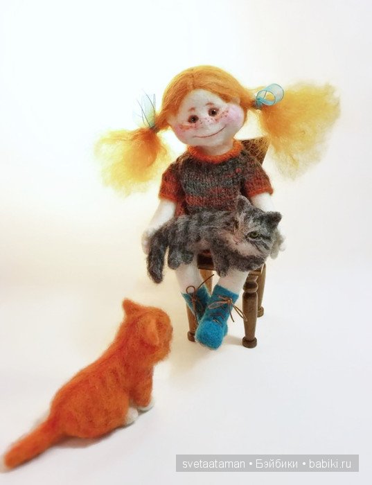 Мои последние новинки. Валяние куклы из войлока Светланы Атаманской