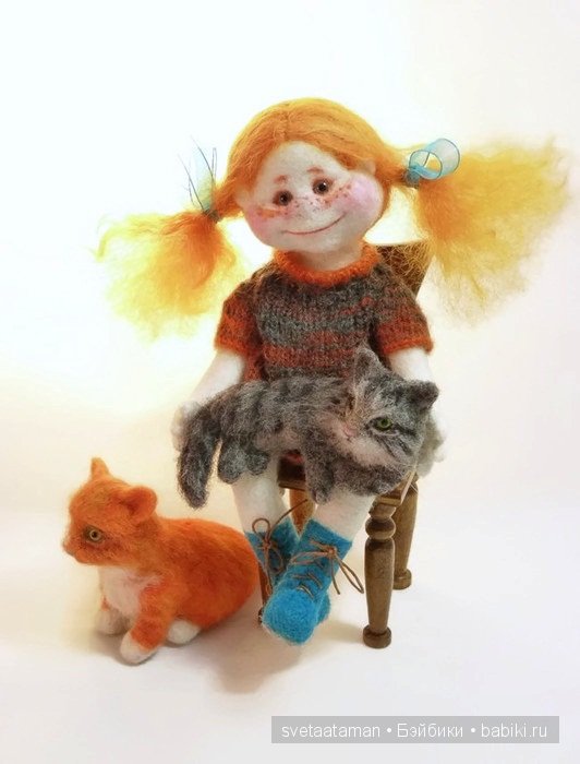 Мои последние новинки. Валяние куклы из войлока Светланы Атаманской (фото 2)