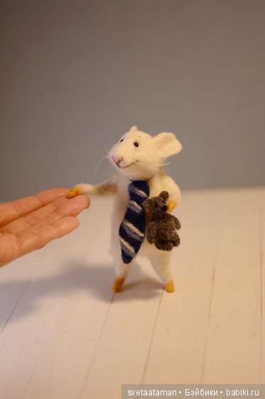 Парочка мышат валянием из шерсти