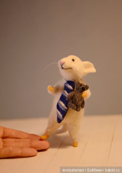 Парочка мышат валянием из шерсти