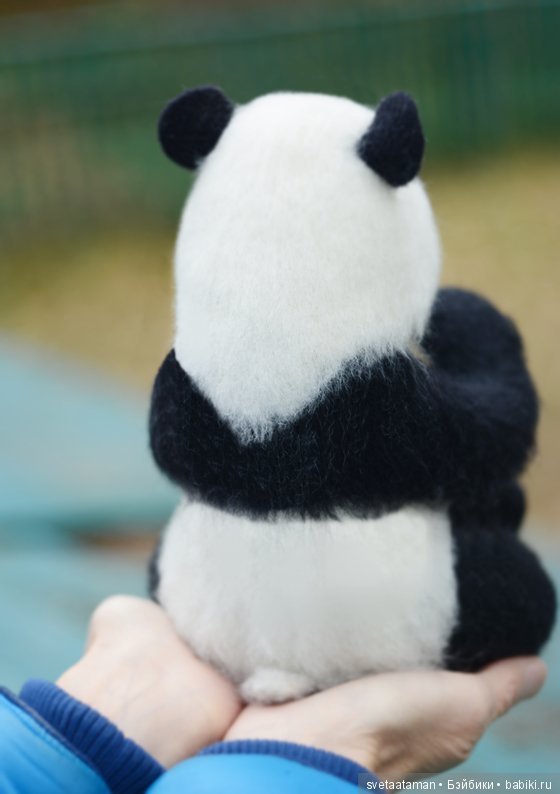 Пандочка. Валяние из шерсти (фото 4)