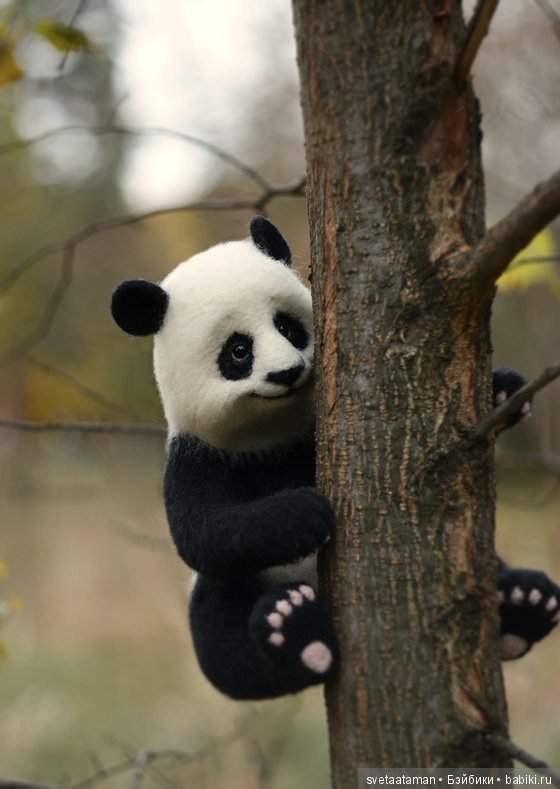 Пандочка. Валяние из шерсти