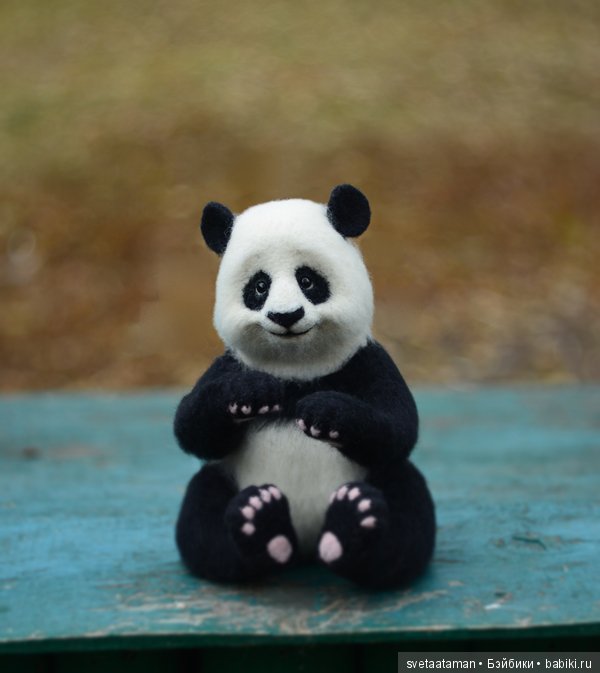 Пандочка. Валяние из шерсти