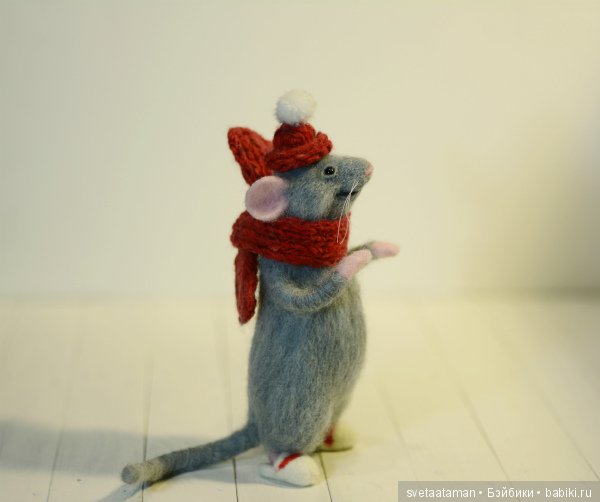 И снова лисёнок и мышонок валянием из шерсти (фото 8)