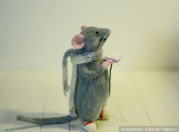 И снова лисёнок и мышонок валянием из шерсти (фото 7)